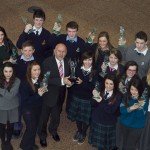 Pictured: Winners of NNI Press Pass Awards 2013 with Minster for Education, Ruairi Quinn, TD